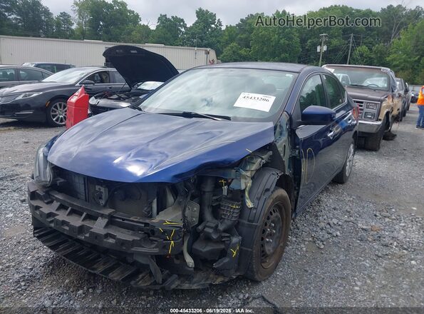 3N1AB7AP8GY333844 2016 NISSAN SENTRA Blue Front left