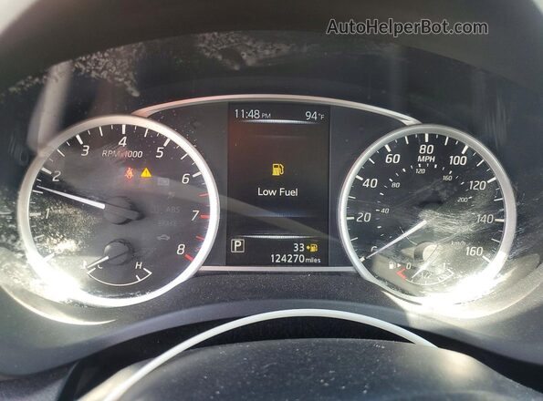 3N1AB7AP8HL637481 2017 NISSAN SENTRA Burgundy Instrument cluster view