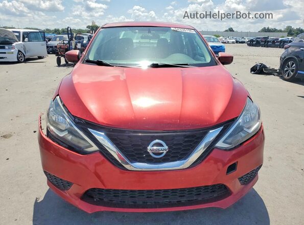 3N1AB7AP8HL637481 2017 NISSAN SENTRA Burgundy Front view