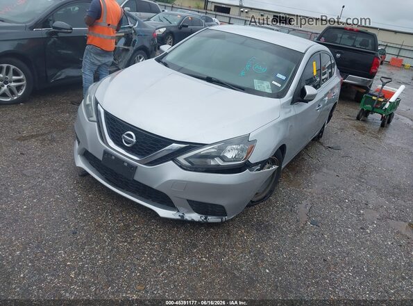 3N1AB7AP8HL712566 2017 NISSAN SENTRA Silver Vista tres cuartos delantera izquierda