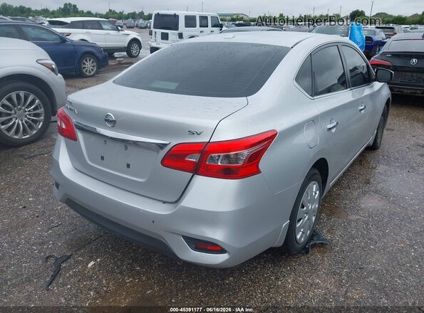 3N1AB7AP8HL712566 2017 NISSAN SENTRA Silver Trasero derecho