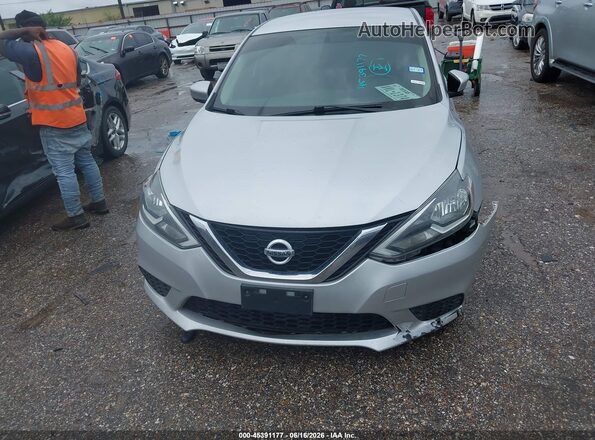 3N1AB7AP8HL712566 2017 NISSAN SENTRA Silver Vista frontal