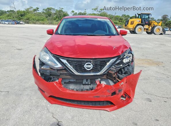 3N1AB7AP8HY213673 2017 NISSAN SENTRA Red 