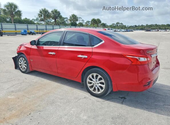 3N1AB7AP8HY213673 2017 NISSAN SENTRA Red 