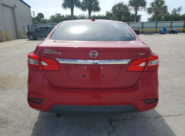 3N1AB7AP8HY213673 2017 NISSAN SENTRA Red 