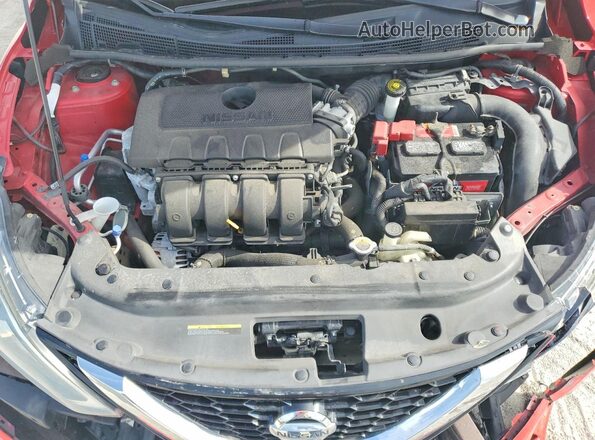 3N1AB7AP8HY213673 2017 NISSAN SENTRA Red 
