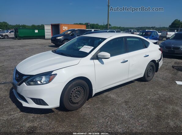 3N1AB7AP8HY239495 2017 NISSAN SENTRA Белый Передняя левая четверть