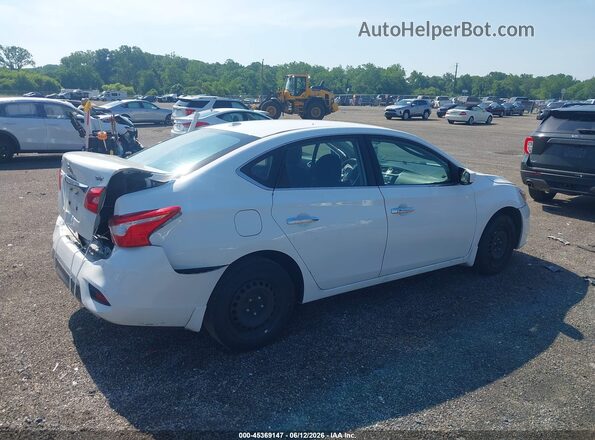 3N1AB7AP8HY239495 2017 NISSAN SENTRA Белый Задняя правая четверть