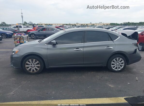 3N1AB7AP8HY240744 2017 NISSAN SENTRA Gray Սալոնի 360 աստիճան տեսք