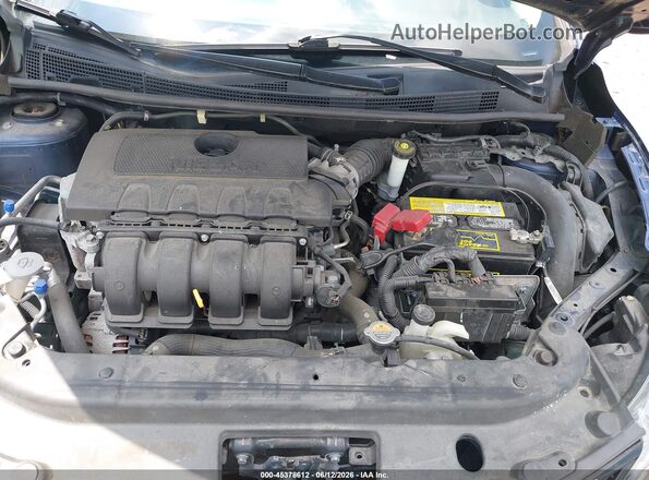 3N1AB7AP8HY261349 2017 NISSAN SENTRA Blue Вид ззаду