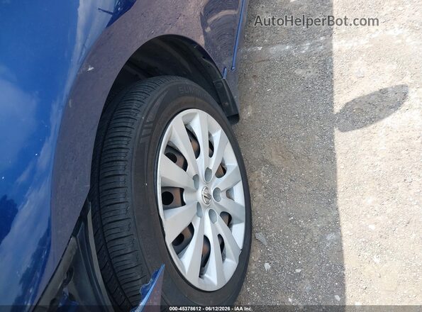 3N1AB7AP8HY261349 2017 NISSAN SENTRA Blue Вид щитка приладів