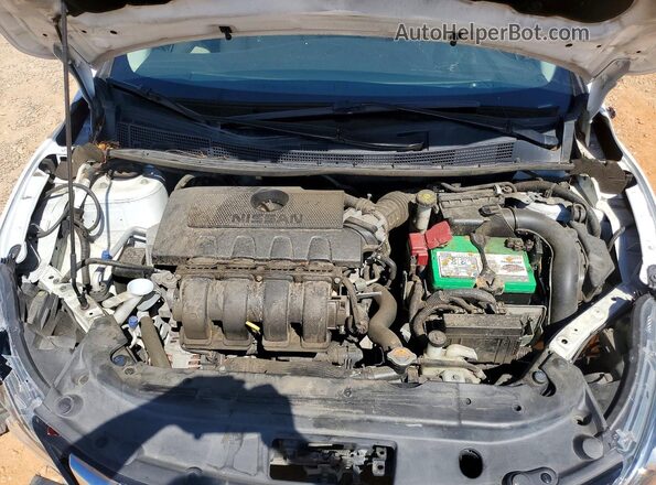 3N1AB7AP8HY294545 2017 NISSAN SENTRA White Vista interior trasera
