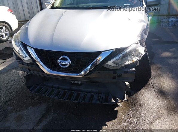 3N1AB7AP8HY322490 2017 NISSAN SENTRA Silver Front view