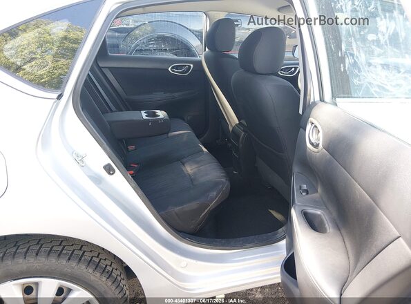 3N1AB7AP8HY322490 2017 NISSAN SENTRA Silver VIN sticker view