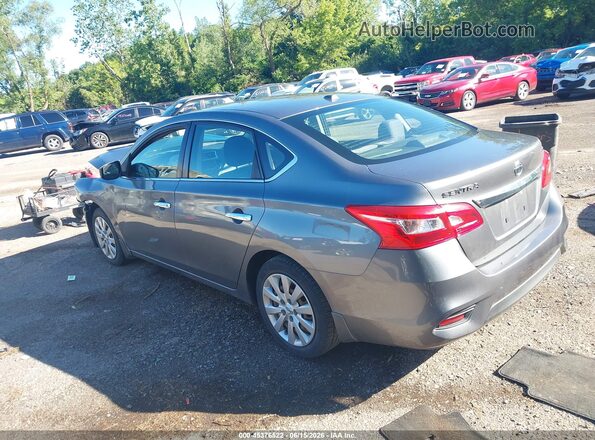 3N1AB7AP8HY323056 2017 NISSAN SENTRA Серый Задняя левая четверть