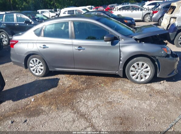 3N1AB7AP8HY323056 2017 NISSAN SENTRA Серый Панорамный вид салона 360°