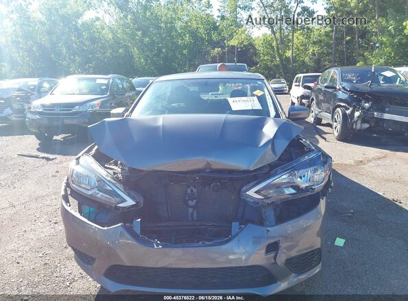 3N1AB7AP8HY323056 2017 NISSAN SENTRA Серый Вид задней части салона
