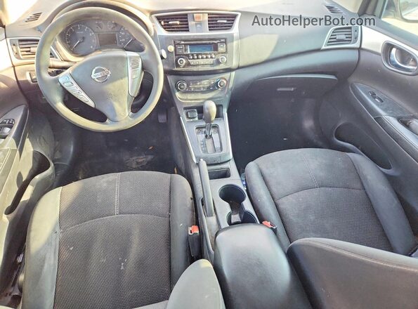 3N1AB7AP8HY324076 2017 NISSAN SENTRA Silver Вид панелі приладів