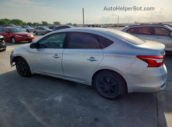 3N1AB7AP8HY324076 2017 NISSAN SENTRA Silver Задня ліва чверть