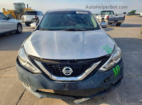3N1AB7AP8HY324076 2017 NISSAN SENTRA Silver Вид спереду