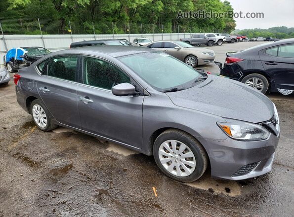 3N1AB7AP8HY342223 2017 NISSAN SENTRA Charcoal Delantero derecho