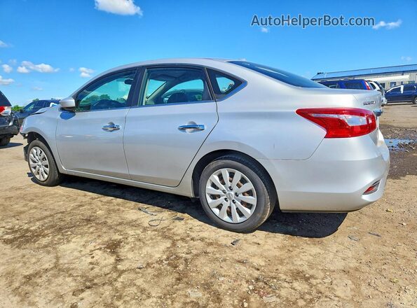 3N1AB7AP8HY351021 2017 NISSAN SENTRA Silver Tył lewy