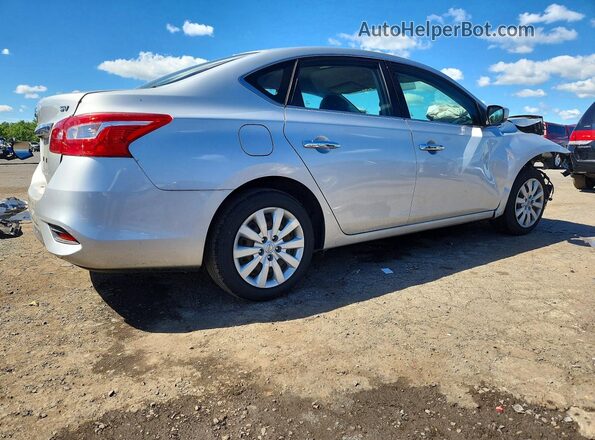 3N1AB7AP8HY351021 2017 NISSAN SENTRA Silver Tył prawy