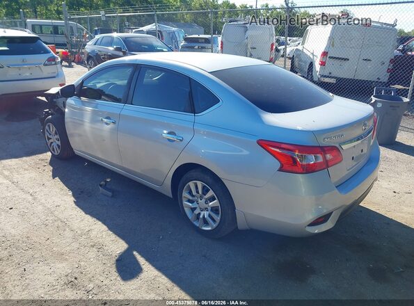 3N1AB7AP8HY360348 2017 NISSAN SENTRA Серебряный Задняя левая четверть