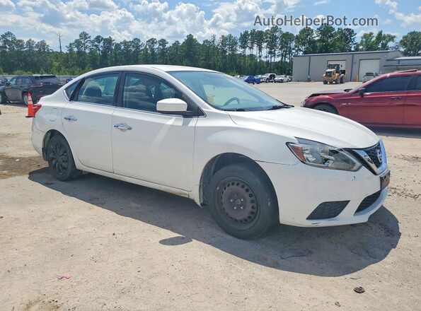 3N1AB7AP8HY388036 2017 NISSAN SENTRA White Przód prawy