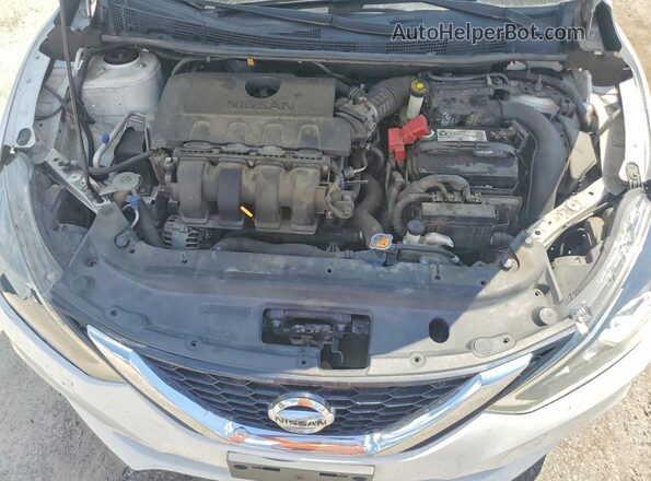 3N1AB7AP8HY388036 2017 NISSAN SENTRA White Widok wnętrza z tyłu