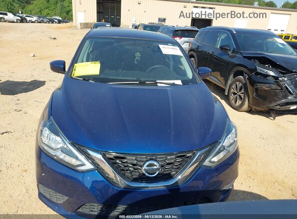 3N1AB7AP8JL620704 2018 NISSAN SENTRA Dark Blue ხელსაწყოთა პანელის ხედი