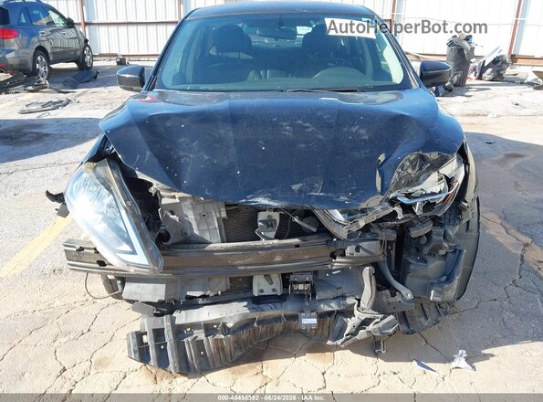 3N1AB7AP8JL624526 2018 NISSAN SENTRA Black Դիմացի տեսք