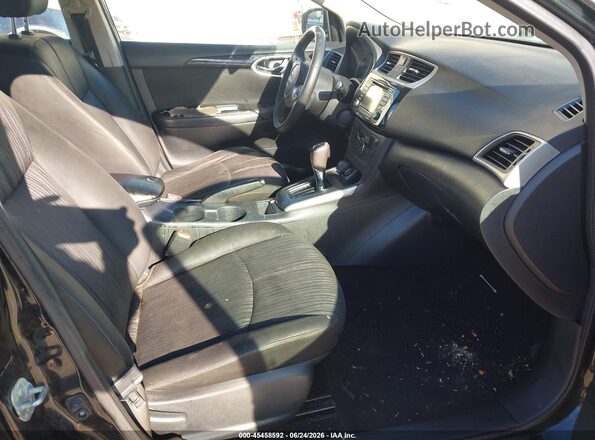 3N1AB7AP8JL624526 2018 NISSAN SENTRA Black Սալոնի դիմացի տեսք