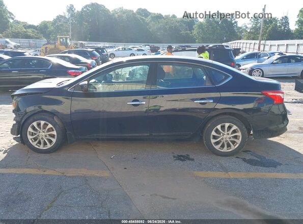 3N1AB7AP8JL624526 2018 NISSAN SENTRA Black Սալոնի հետևի տեսք