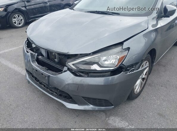 3N1AB7AP8JL625420 2018 NISSAN SENTRA Серый Вид спереди