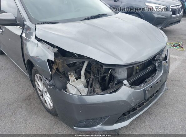 3N1AB7AP8JL625420 2018 NISSAN SENTRA Серый Вид щитка приборов