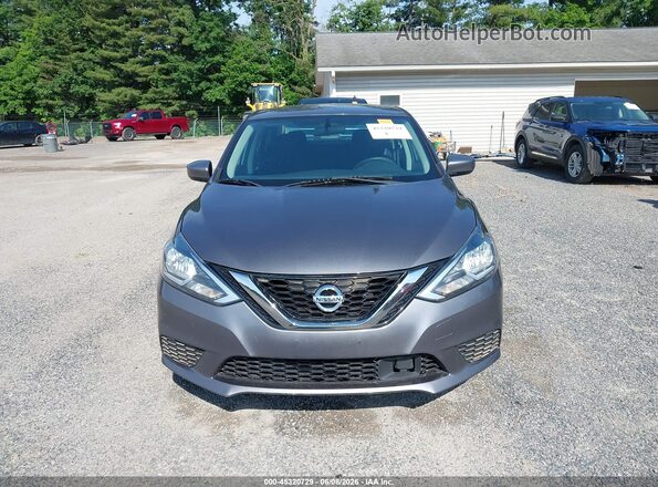 3N1AB7AP8JL628821 2018 NISSAN SENTRA Gray უკანა სალონის ხედი