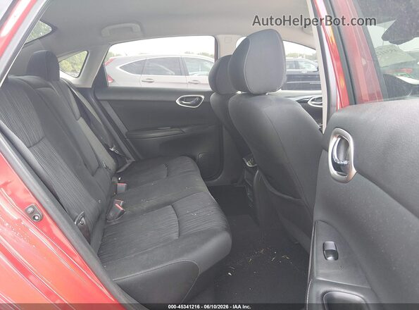3N1AB7AP8JL642363 2018 NISSAN SENTRA Red Widok naklejki z numerem VIN