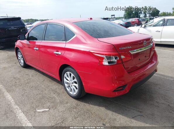 3N1AB7AP8JL642363 2018 NISSAN SENTRA Red Tył lewy