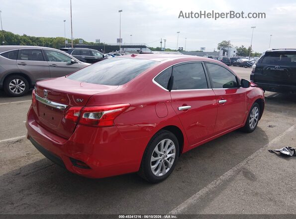 3N1AB7AP8JL642363 2018 NISSAN SENTRA Red Tył prawy