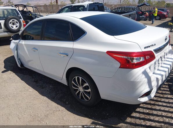 3N1AB7AP8JY209824 2018 NISSAN SENTRA White Tył lewy
