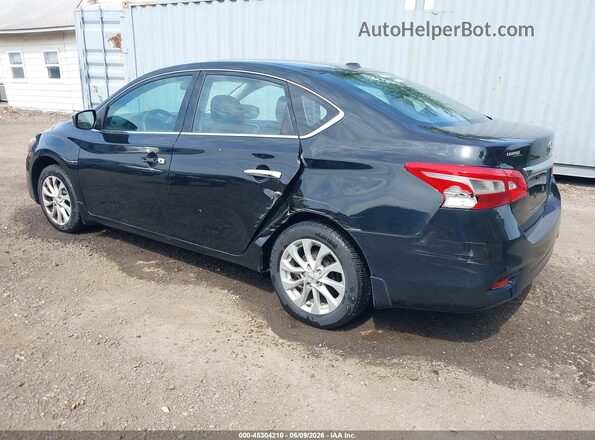 3N1AB7AP8JY216160 2018 NISSAN SENTRA Черный Задняя левая четверть