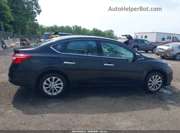 3N1AB7AP8JY216160 2018 NISSAN SENTRA Черный Вид задней части салона