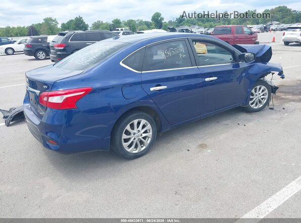 3N1AB7AP8JY220239 2018 NISSAN SENTRA Blue Rear right