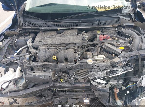 3N1AB7AP8JY220239 2018 NISSAN SENTRA Blue Rear view