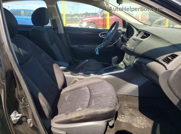3N1AB7AP8JY222895 2018 NISSAN SENTRA Black Front interior view