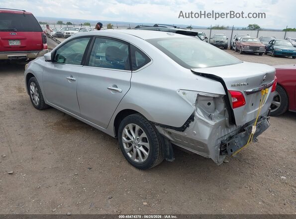 3N1AB7AP8JY251670 2018 NISSAN SENTRA Silver Tył lewy