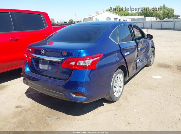 3N1AB7AP8JY277248 2018 NISSAN SENTRA Blue Հետևի աջ