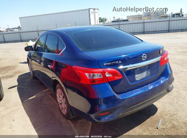 3N1AB7AP8JY277248 2018 NISSAN SENTRA Blue Հետևի ձախ