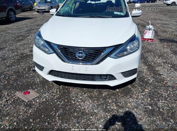 3N1AB7AP8JY293305 2018 NISSAN SENTRA White Instrument cluster view